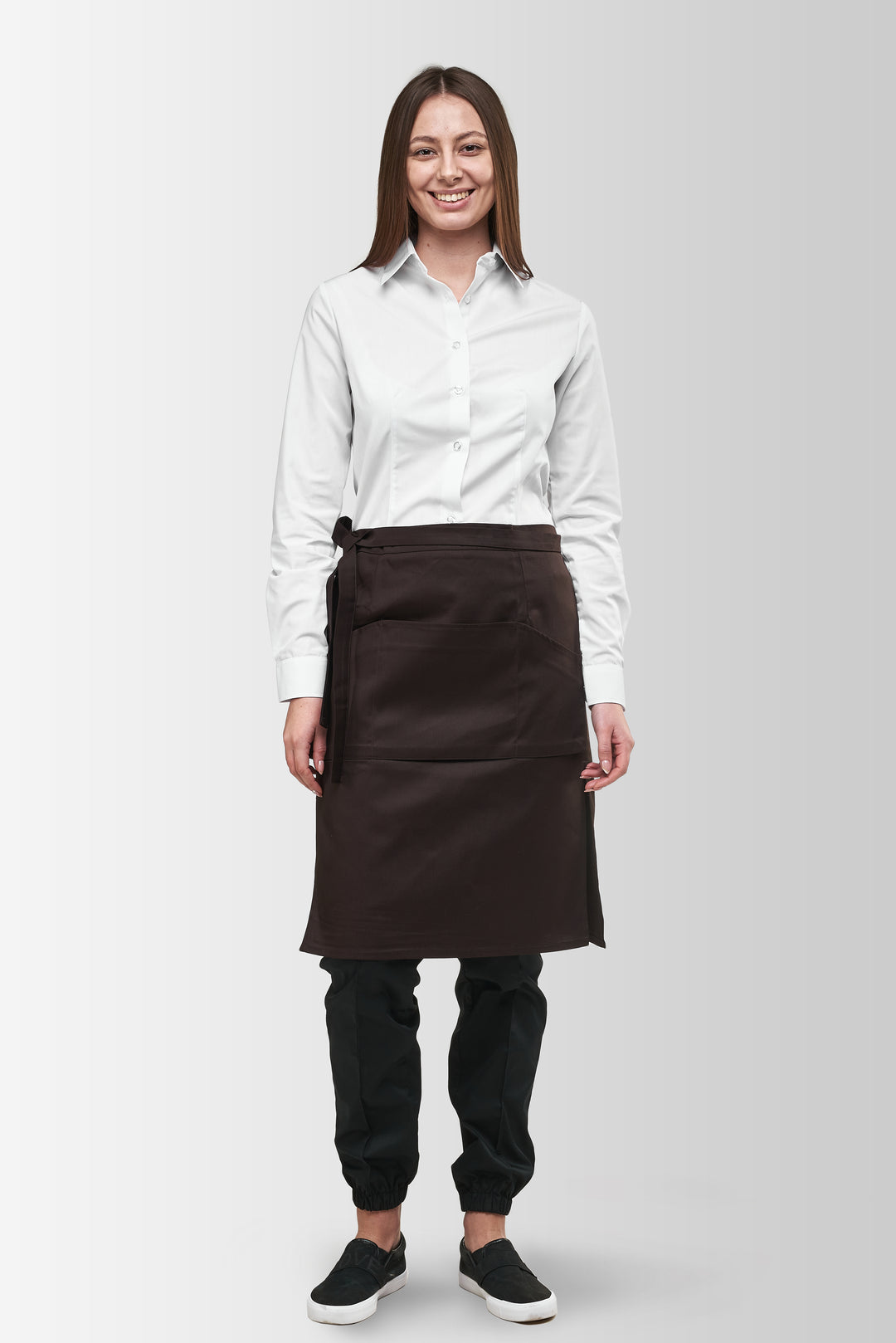 Tiramisu Waist Waiter Apron – Brown