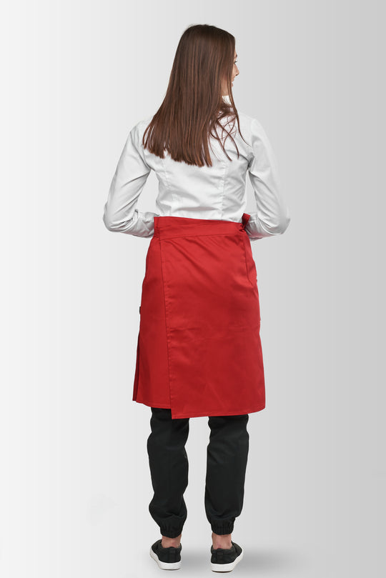 Tiramisu Waist Waiter Apron – Red