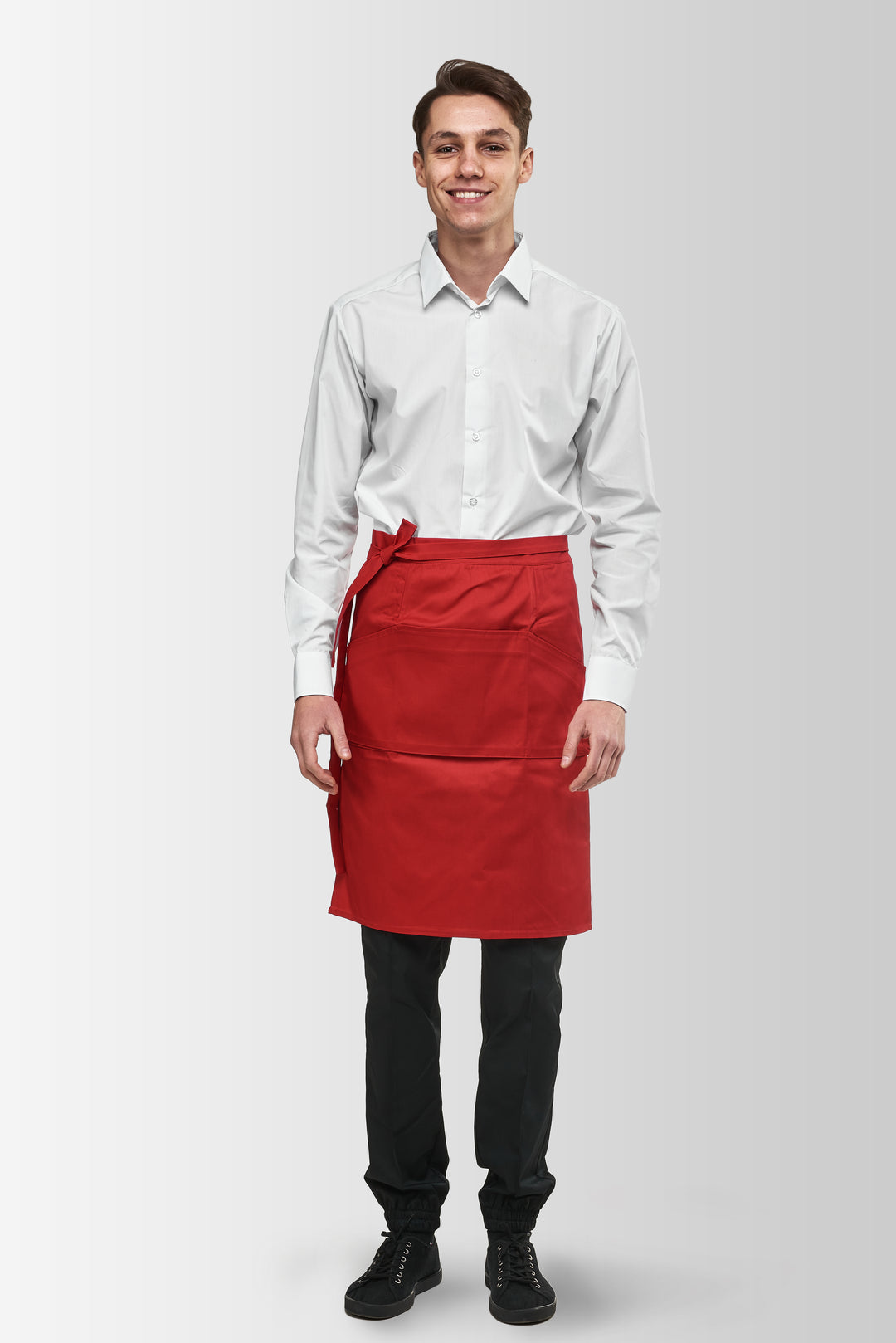 Tiramisu Waist Waiter Apron – Red