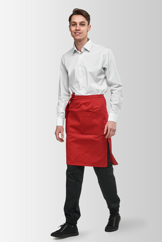 Tiramisu Waist Waiter Apron – Red