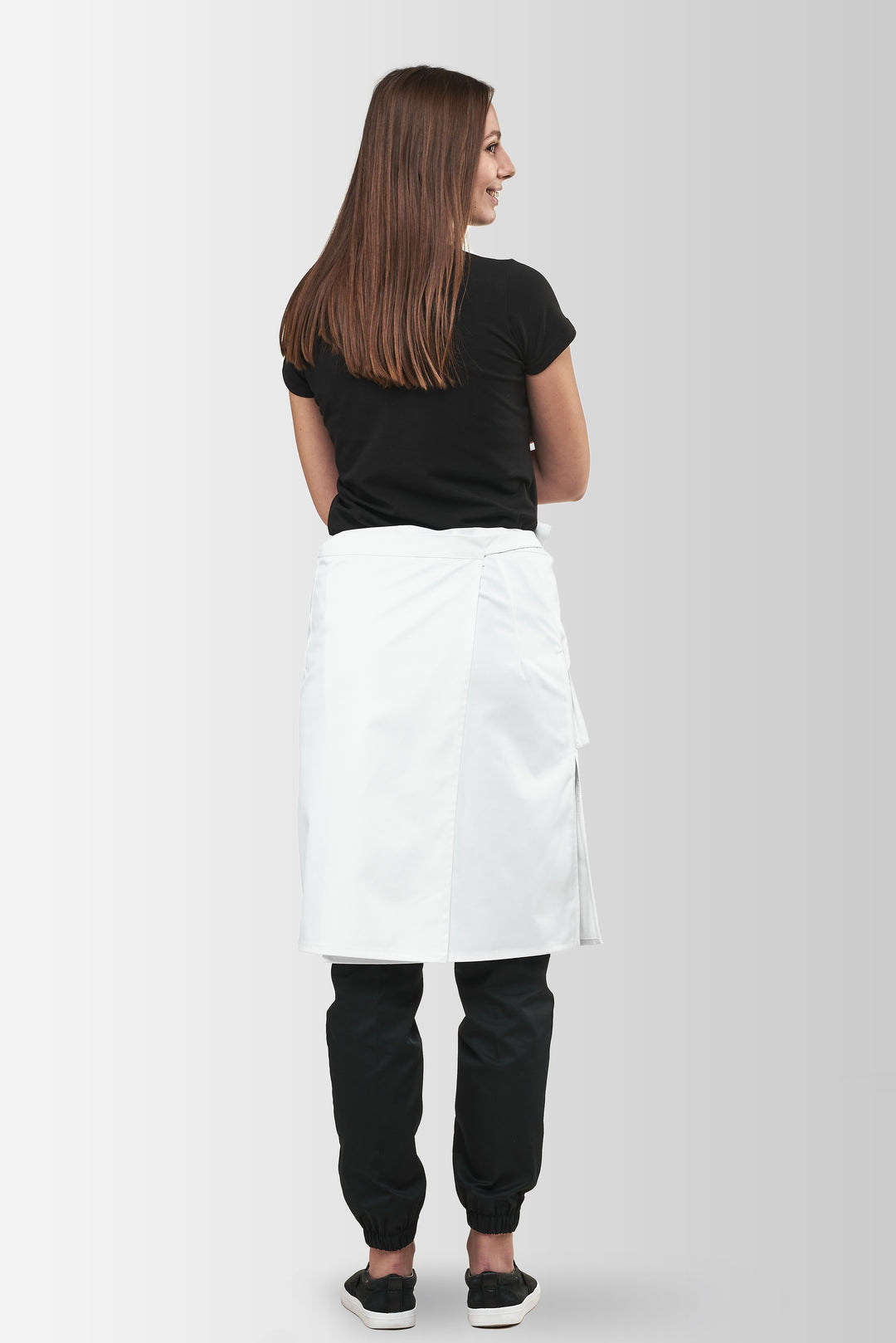 Tiramisu Waist Waiter Apron – White