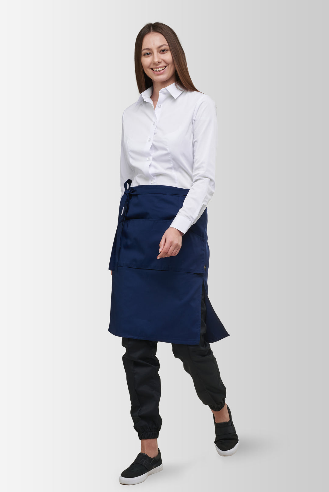 Tiramisu Waist Waiter Apron – Dark Blue