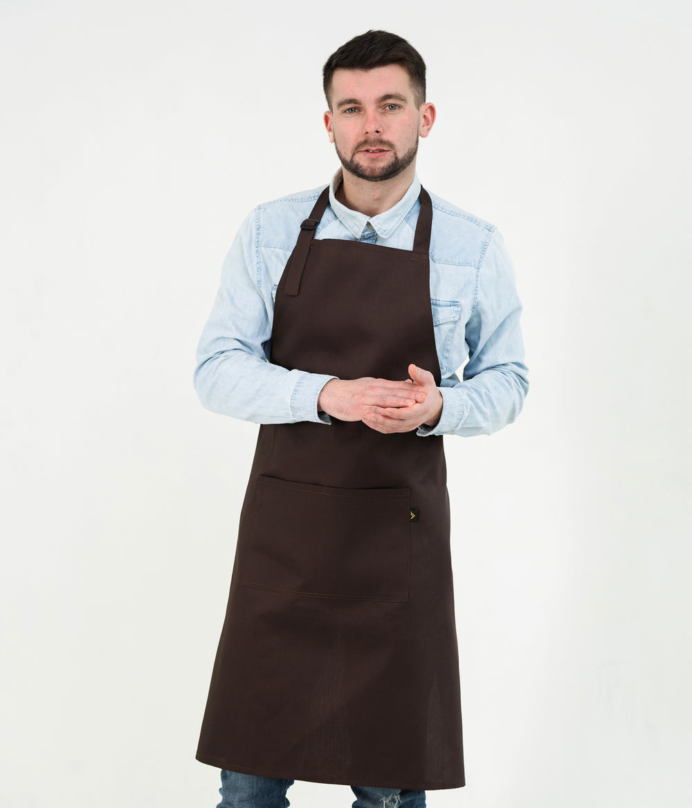 Latte Apron – Long Brown