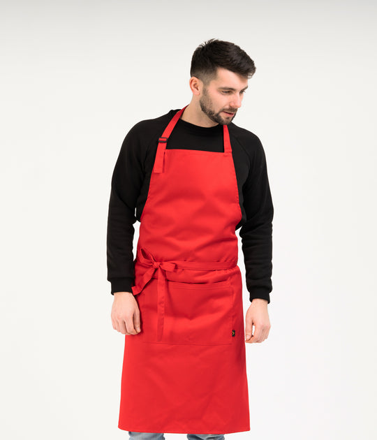 Latte Apron – Long Red