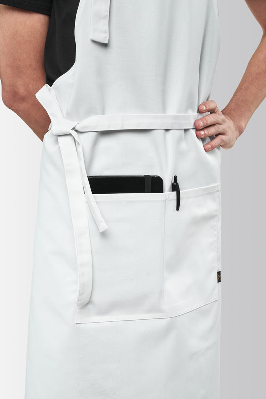 Latte Apron – Long White