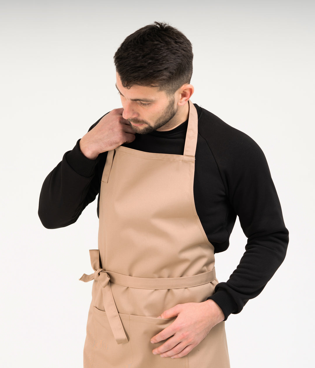 Latte Apron – Long Beige