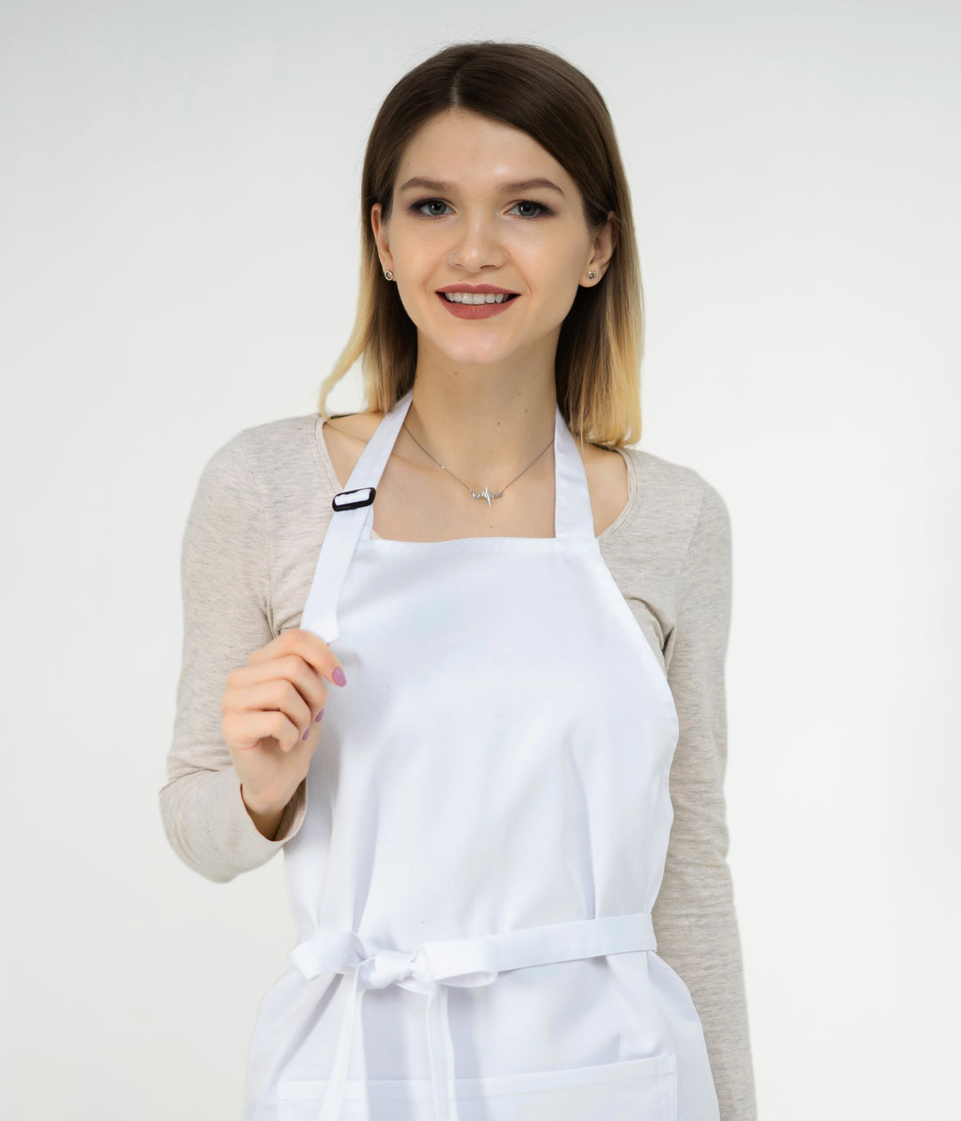 Latte Apron – Long White