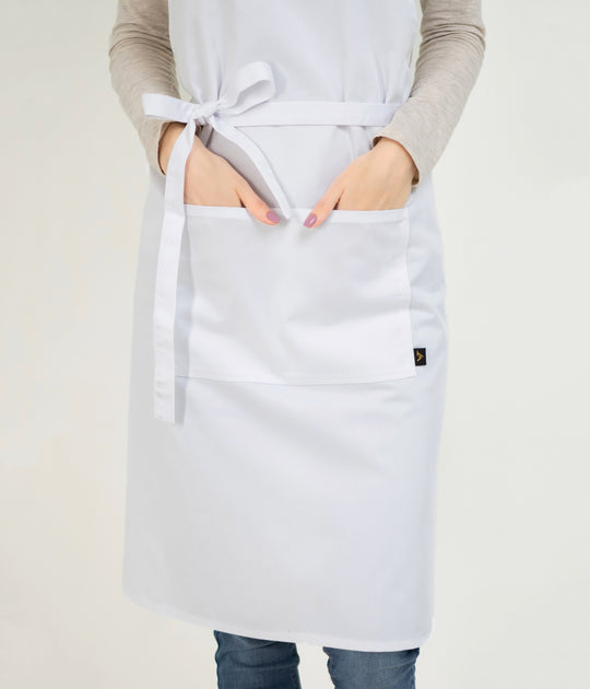 Latte Apron – Long White