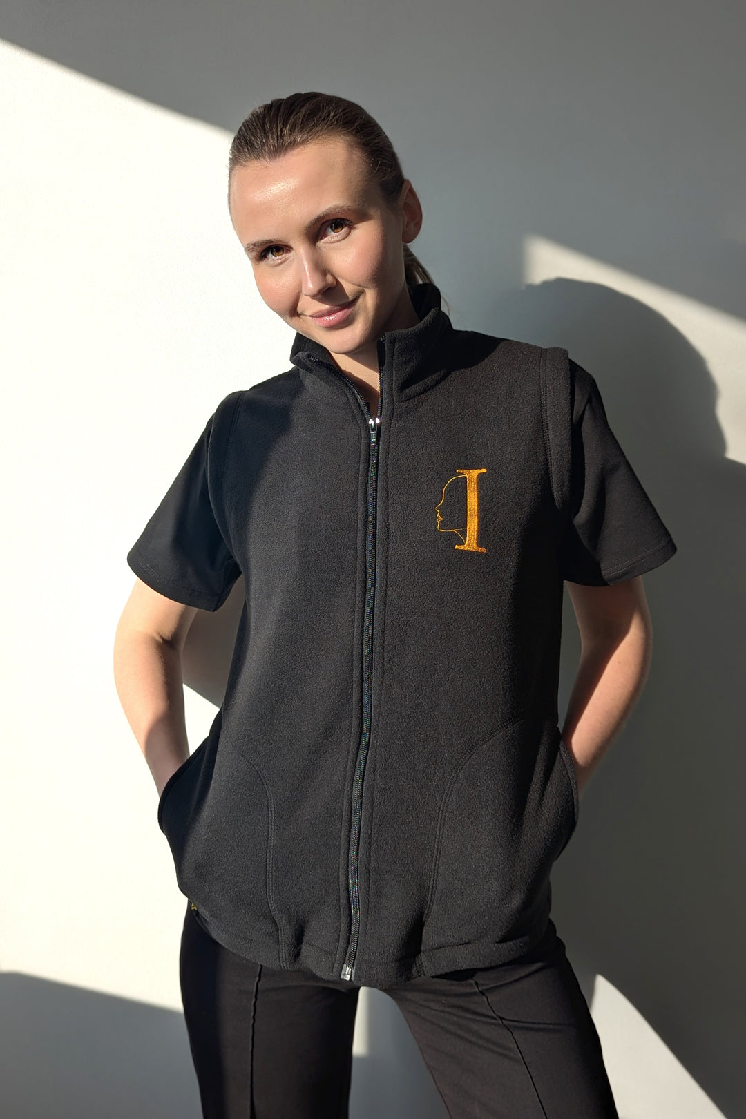 Women’s Fleece Vest with Custom Logo
