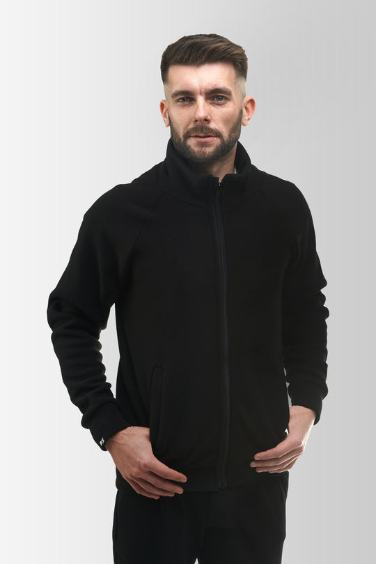 Synevyr Men’s Fleece Jacket 260 – Black