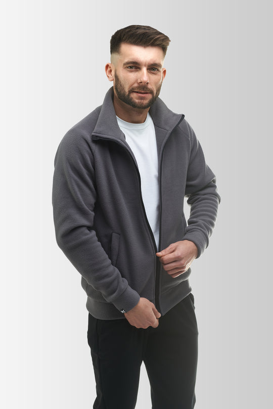 Synevyr Men’s Fleece Jacket 260 – Gray