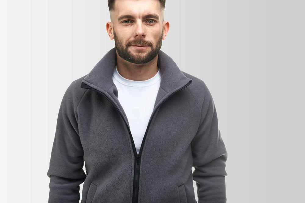 Synevyr Men’s Fleece Jacket 260 – Gray