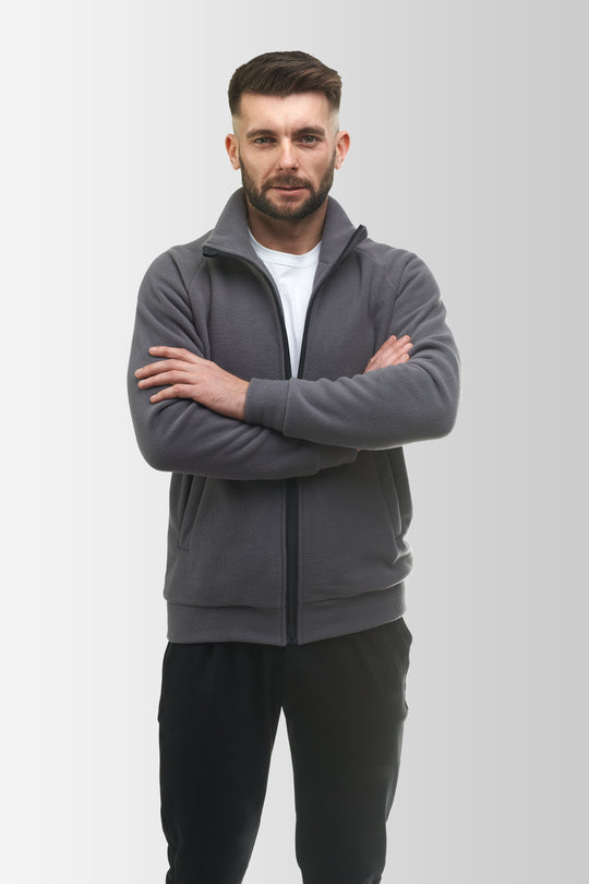 Synevyr Men’s Fleece Jacket 260 – Gray