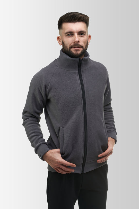 Synevyr Men’s Fleece Jacket 260 – Gray