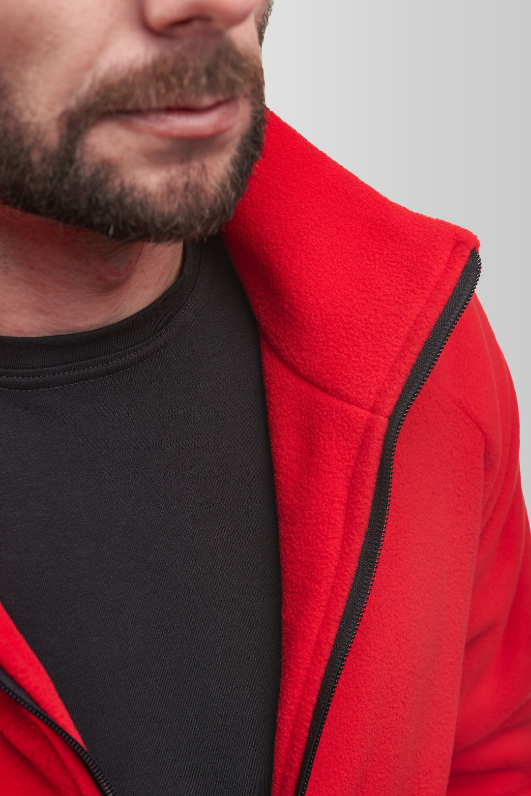 Synevyr Men’s Fleece Jacket 260 – Red