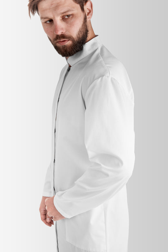 Darwin Men’s Medical Gown – White