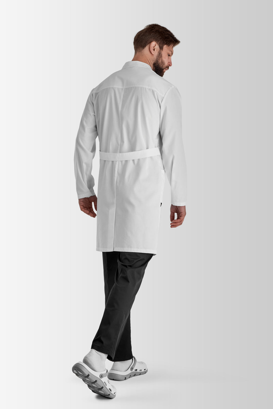 Darwin Men’s Medical Gown – White