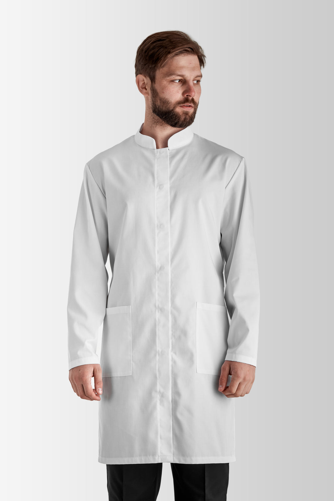 Darwin Men’s Medical Gown – White