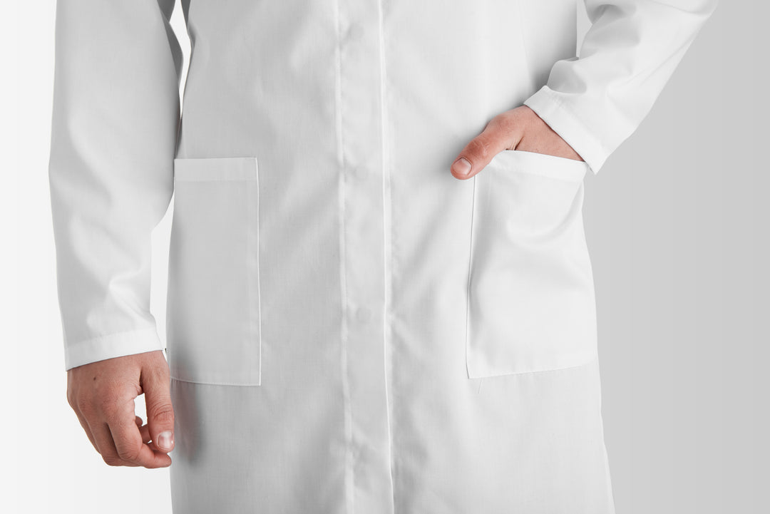 Darwin Men’s Medical Gown – White