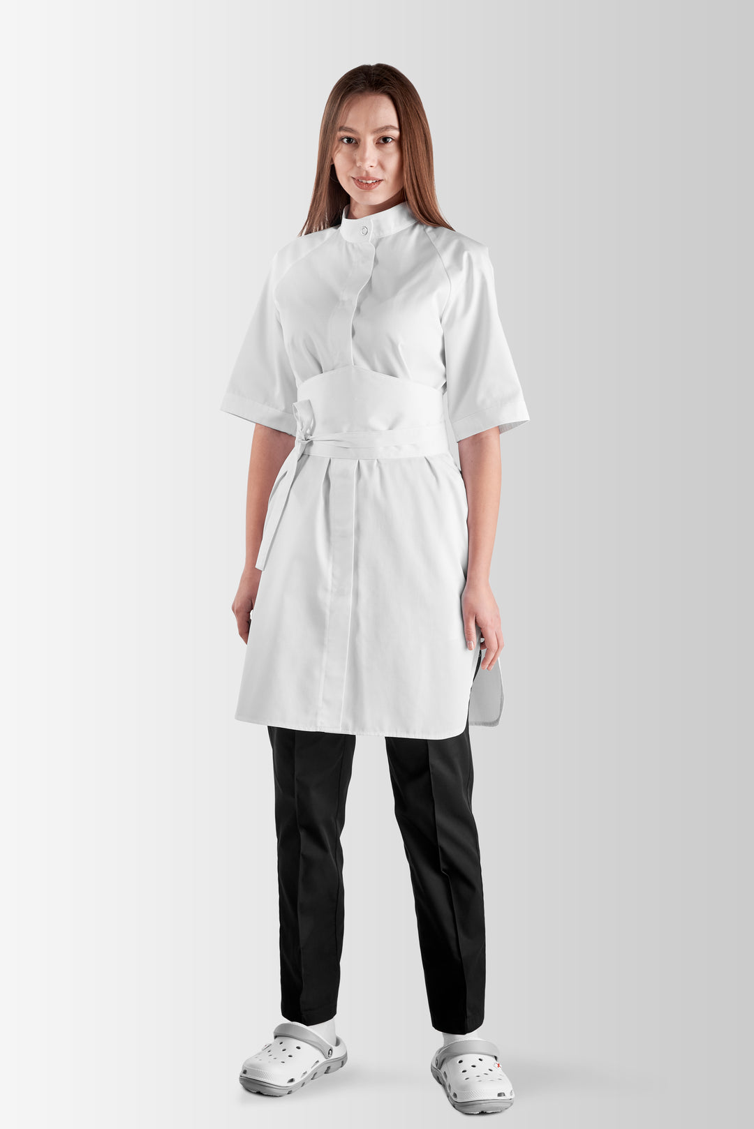 Merida Women’s Medical Gown – White