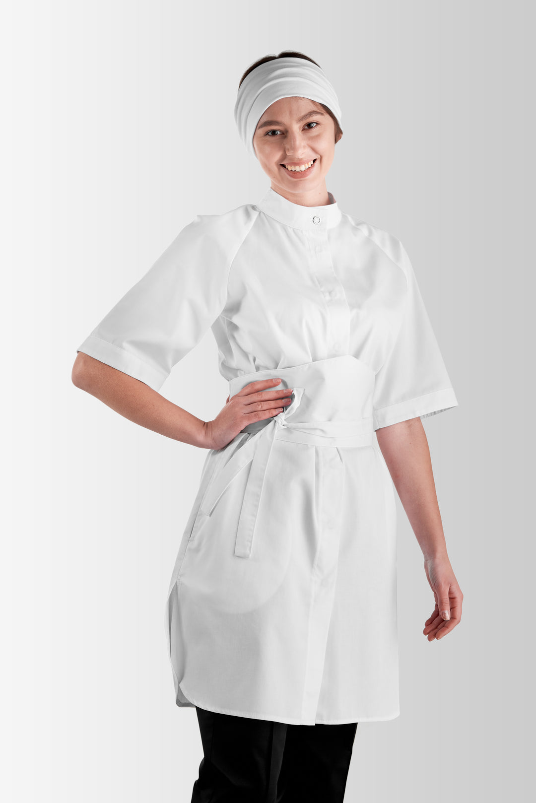 Merida Women’s Medical Gown – White