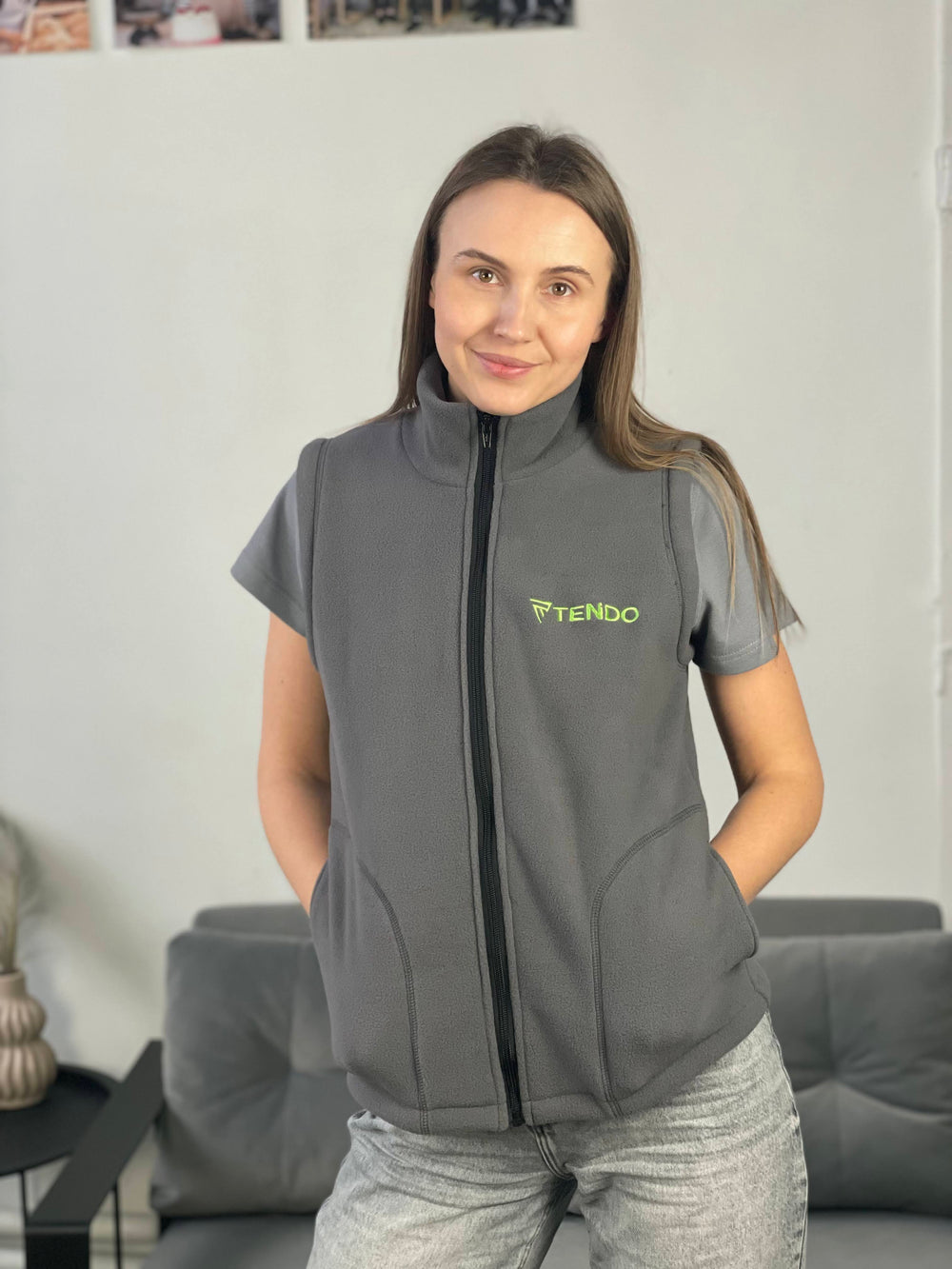 Fleece Vest Women’s with Logo