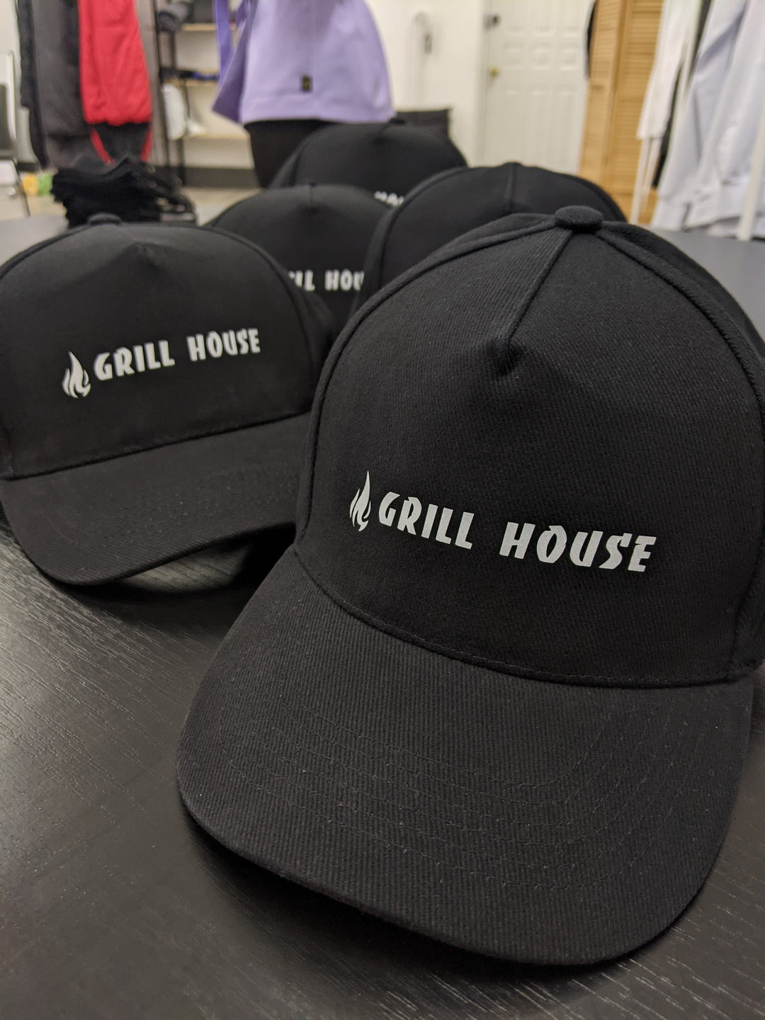 Baseball Cap with Logo – Black