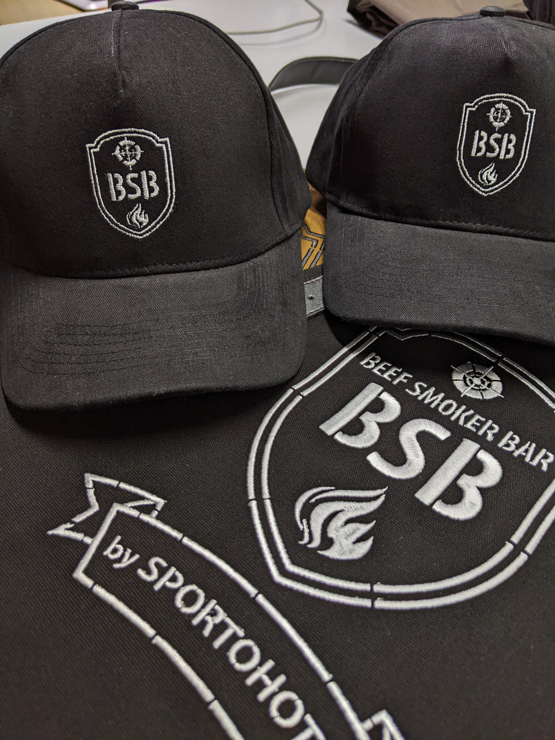 Baseball Cap with Logo – Black