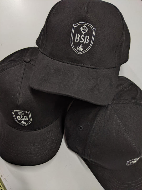 Baseball Cap with Logo – Black