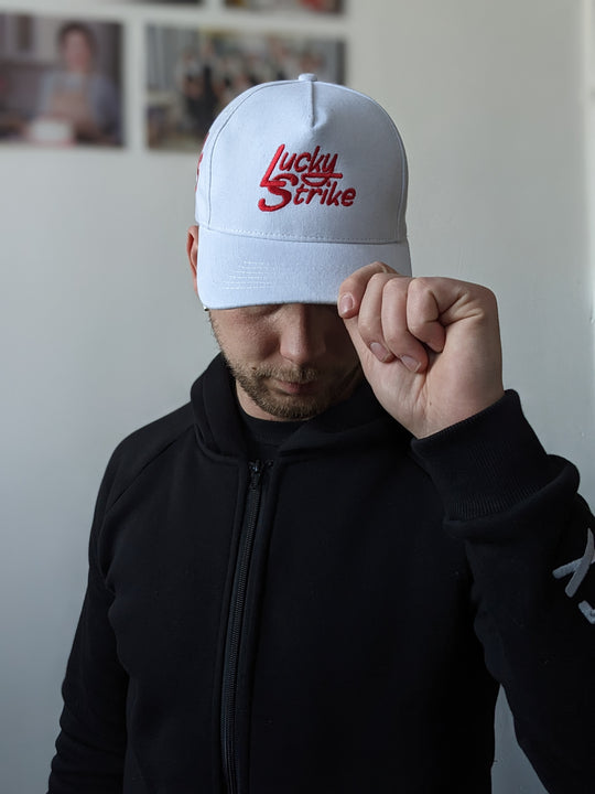 Baseball Cap with Logo – White