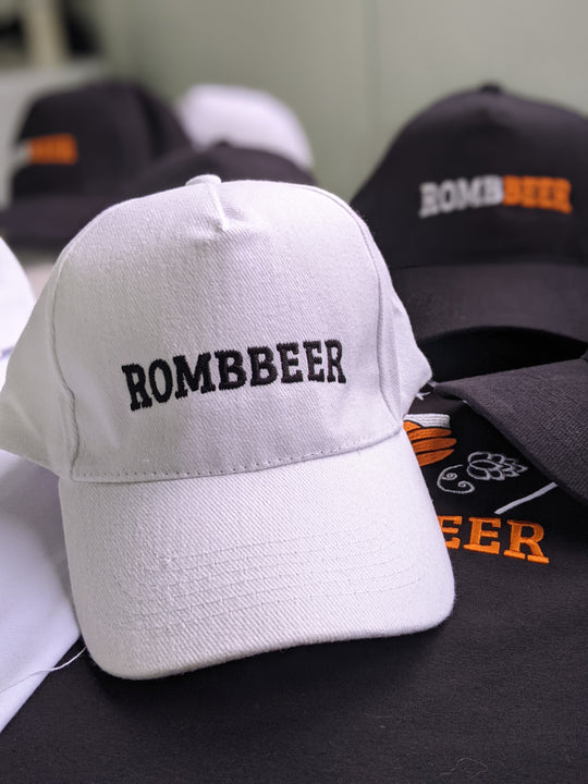 Baseball Cap with Logo – White