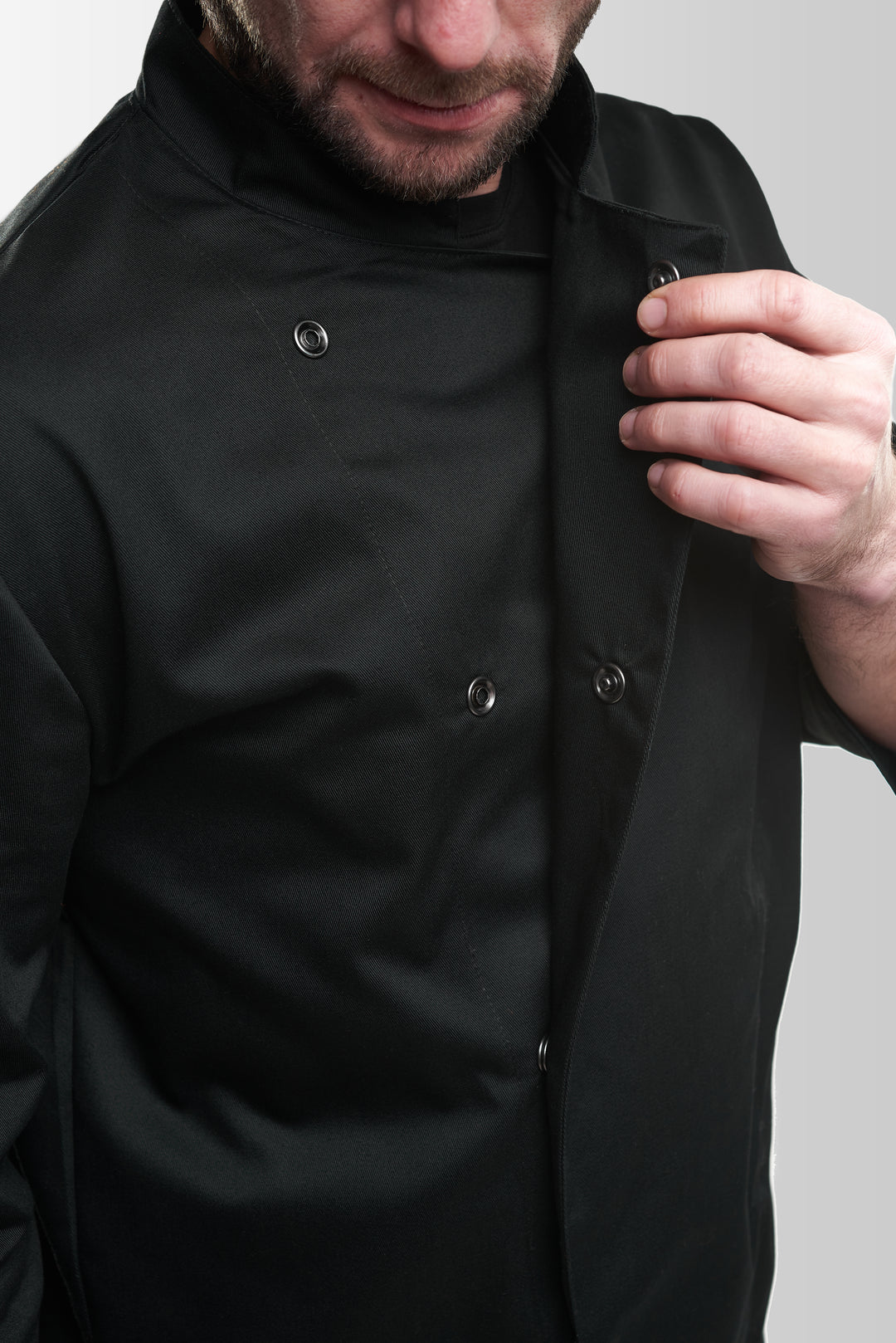 Rio 235-1 Men’s Chef Coat – Black