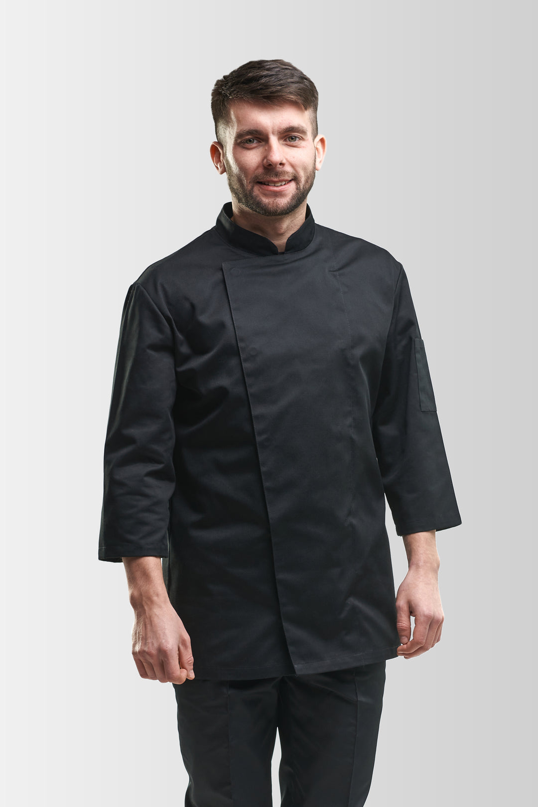 Rio 235 Men’s Chef Coat – Black