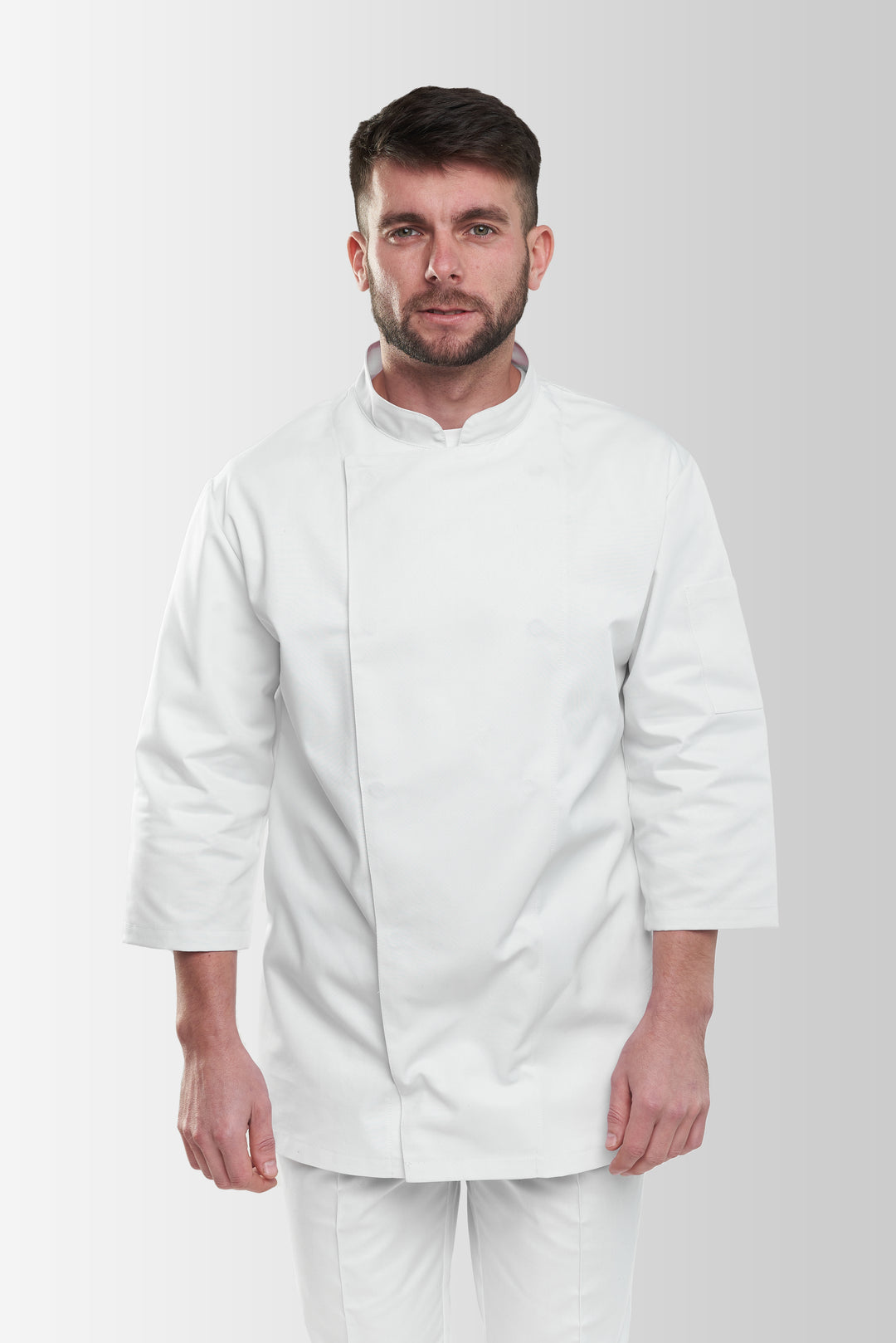 Rio 235-1 Men’s Chef Coat – White