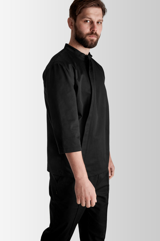 Hobart 160 Men’s Chef Coat – Black