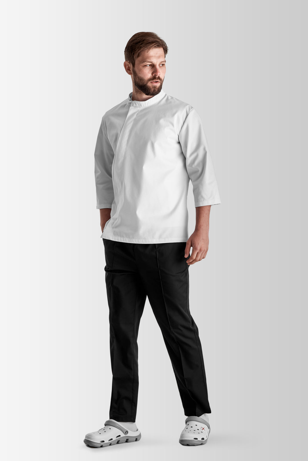 Hobart 160 Men’s Chef Coat – White