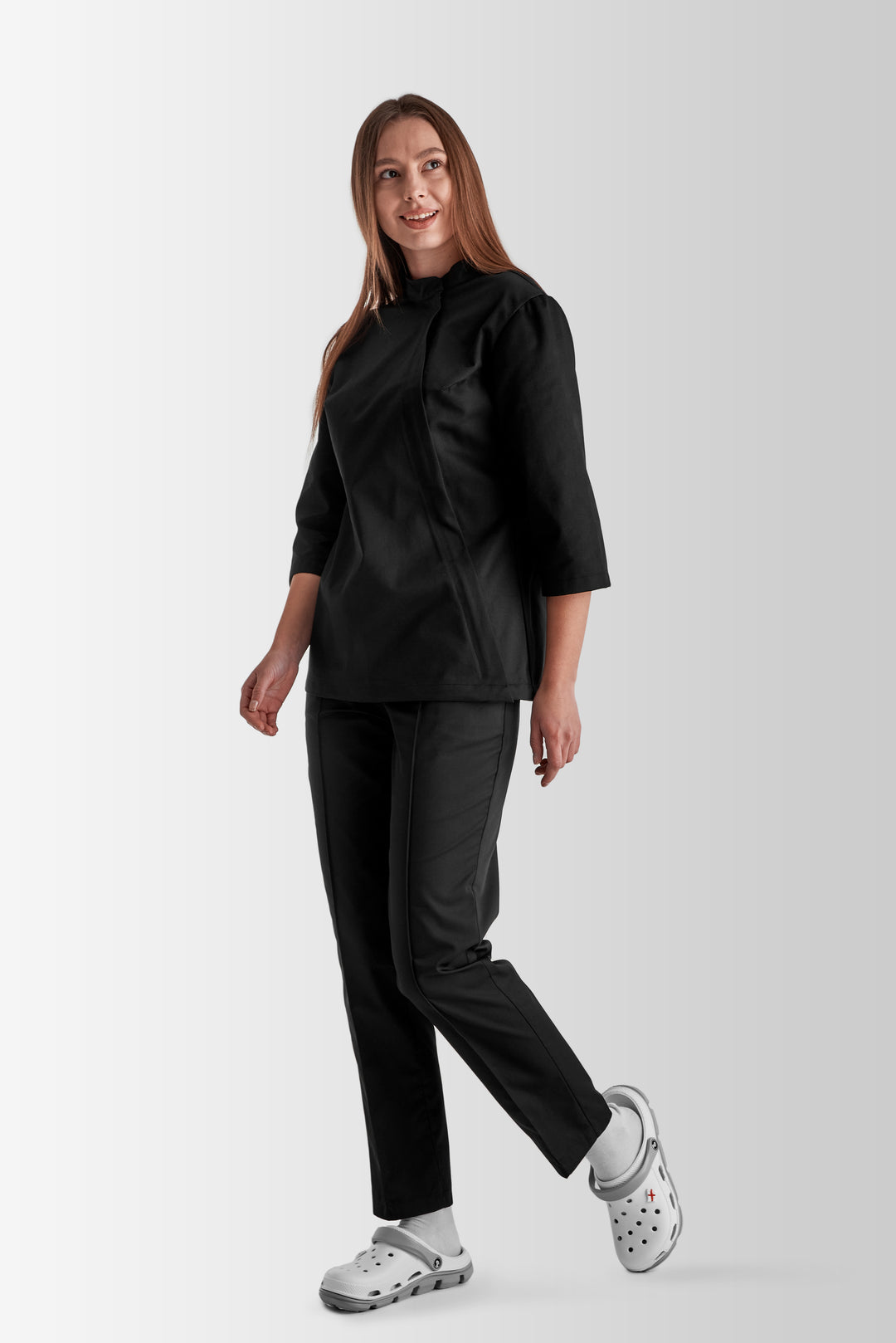 Hobart 160 Women’s Chef Coat – Black