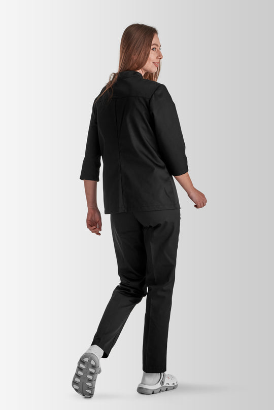 Hobart 160 Women’s Chef Coat – Black