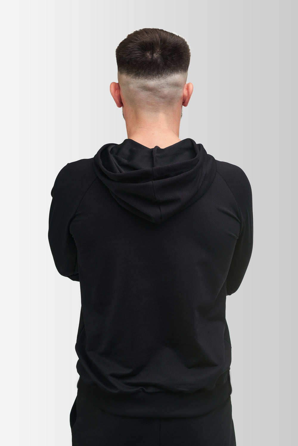 Lightweight Work Hoodie Slim – Black