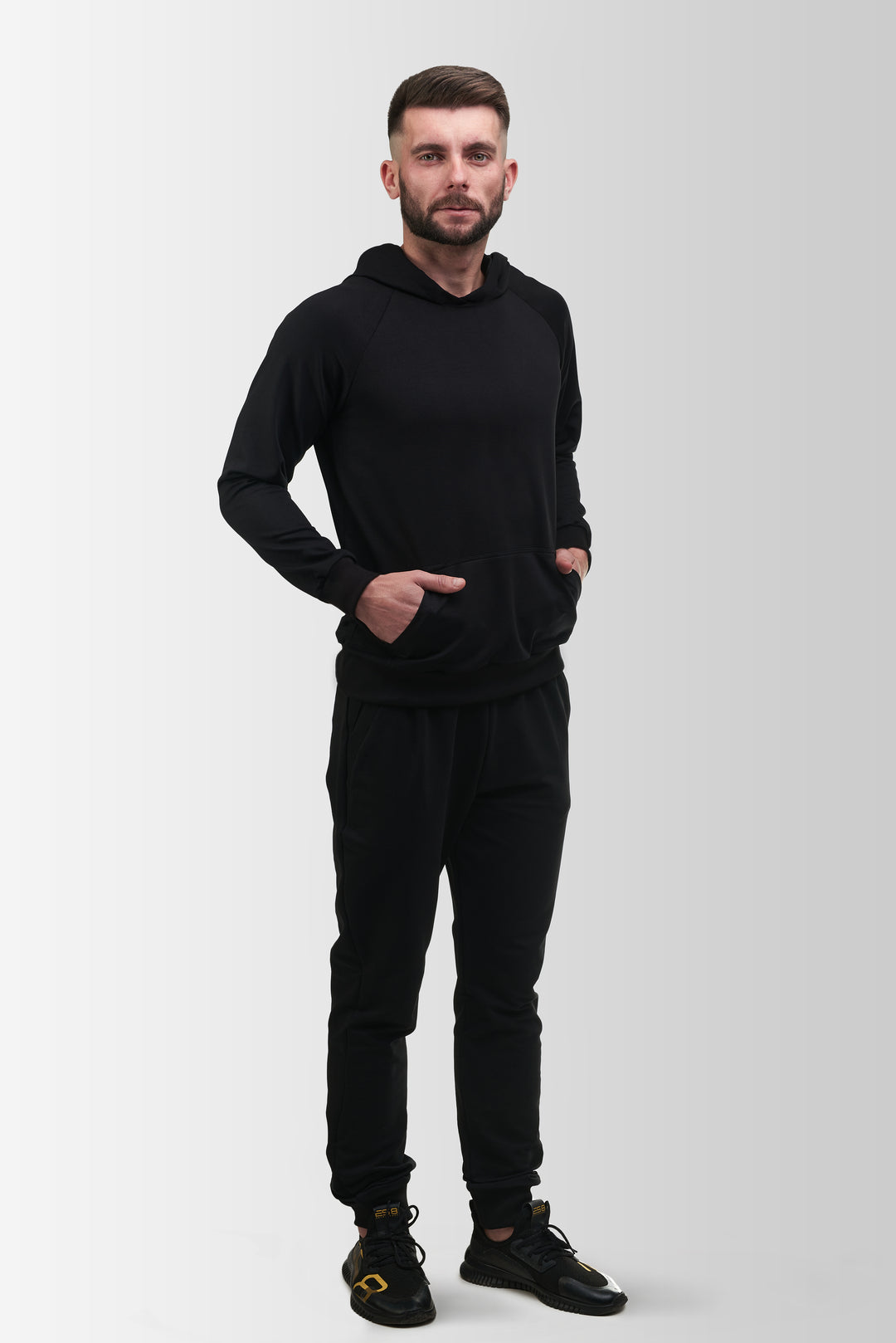 Slim Hoodie – Black