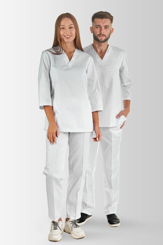 Toffy Women’s Medical & Work Suit – White