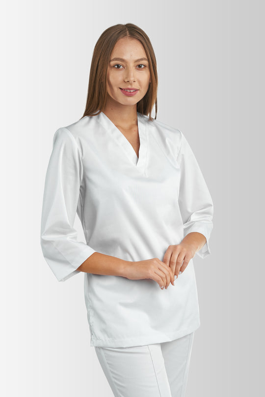 Toffy Women’s Medical & Work Suit – White