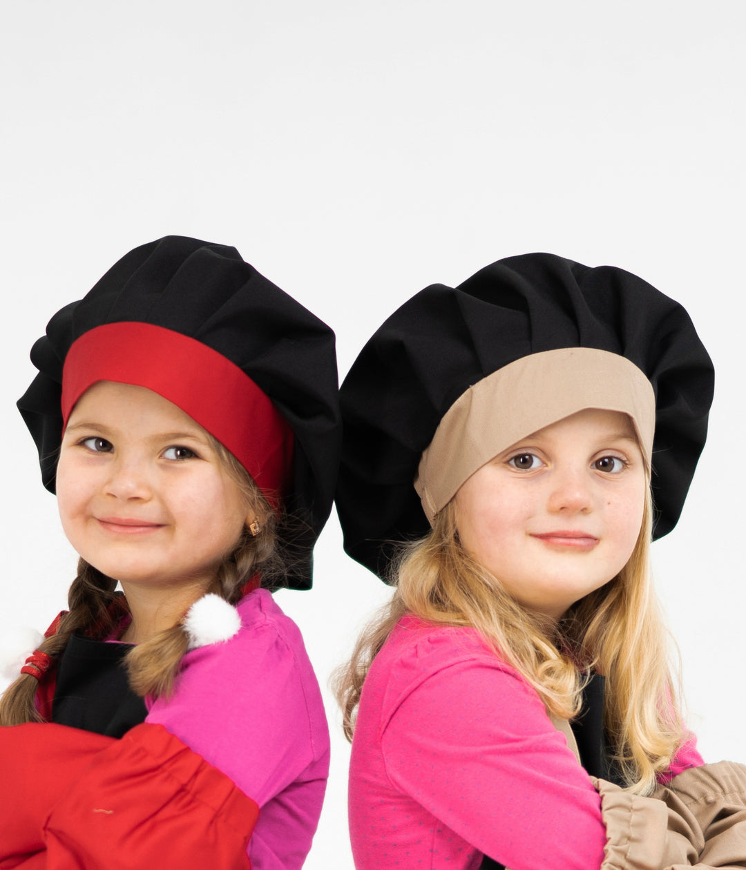 Children’s Chef’s Togue – Black with Red