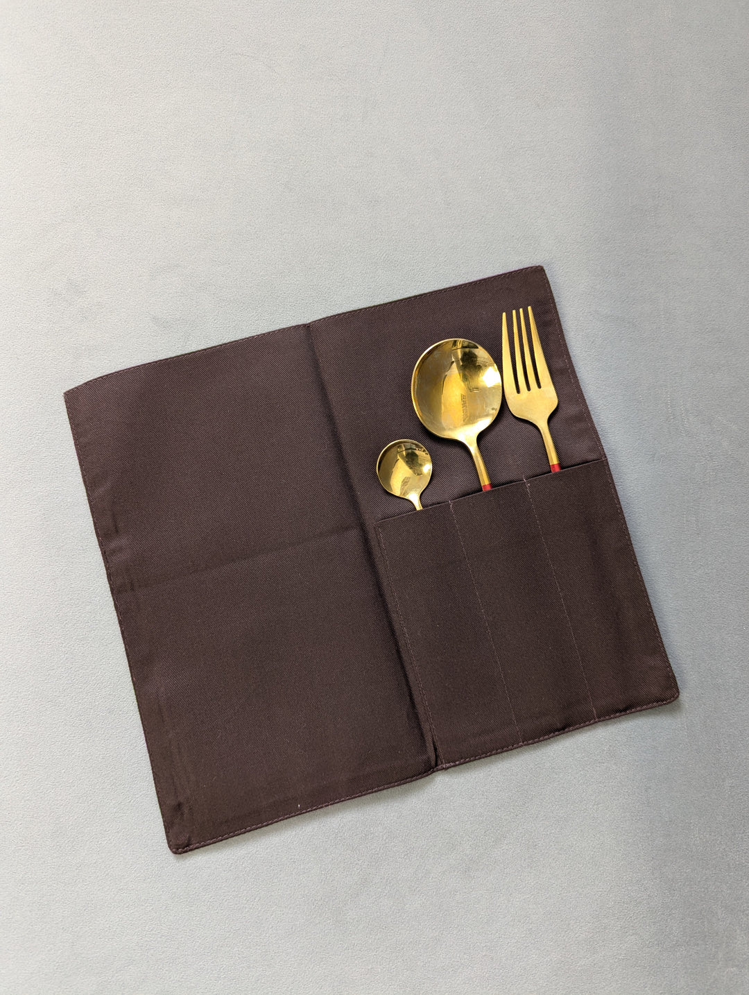 Cutlery Pouch K1 Twill – Brown