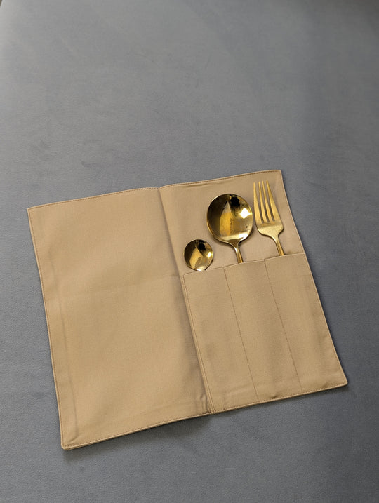 Cutlery Pouch K1 Twill – Beige