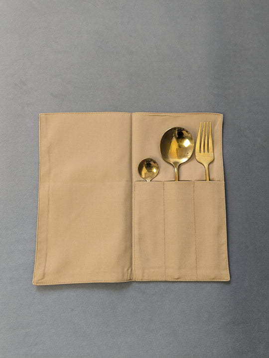 Cutlery Pouch K1 Twill – Beige