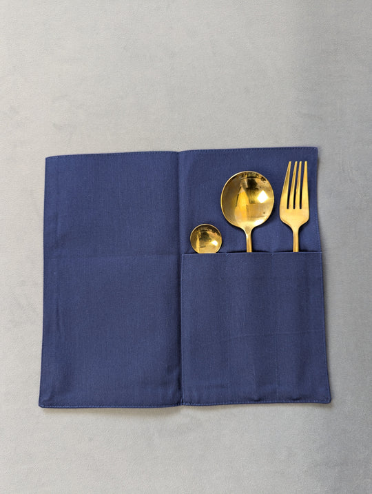 Cutlery Pouch K1 Twill – Dark Blue