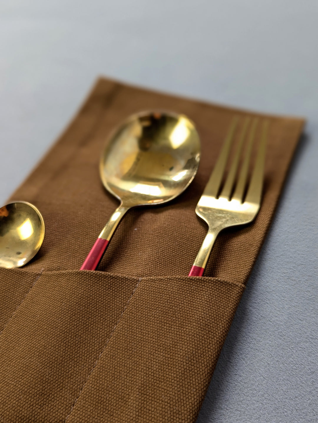 Cutlery Pouch K2 Canvas – Brown