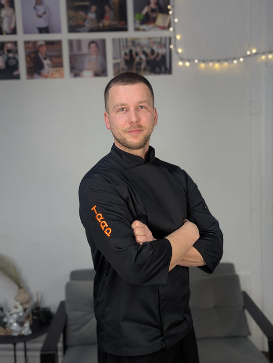 Embroidered Chef Coat Rio 235 – Black or White