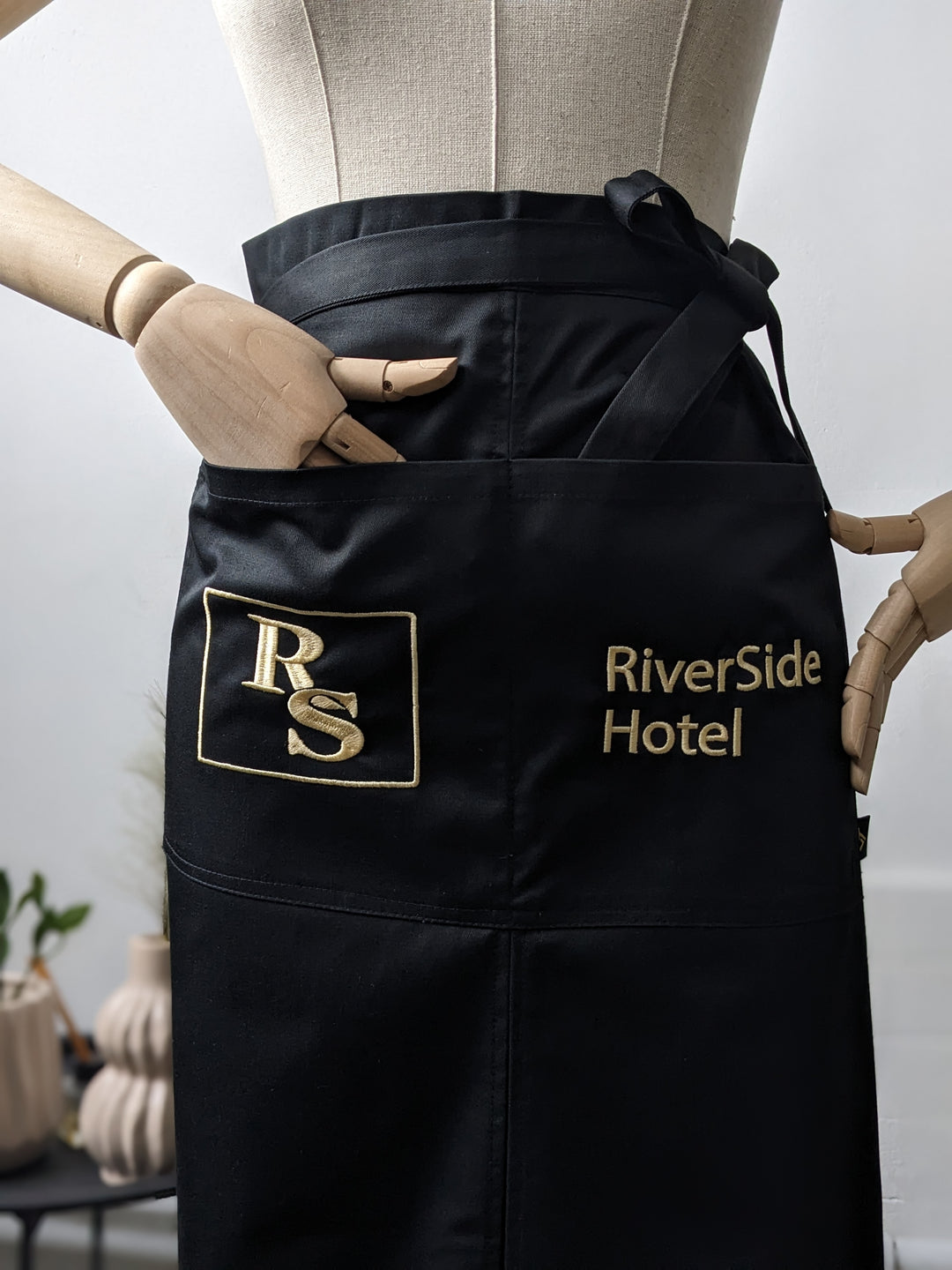 Long belt apron with your logo up to 25 cm